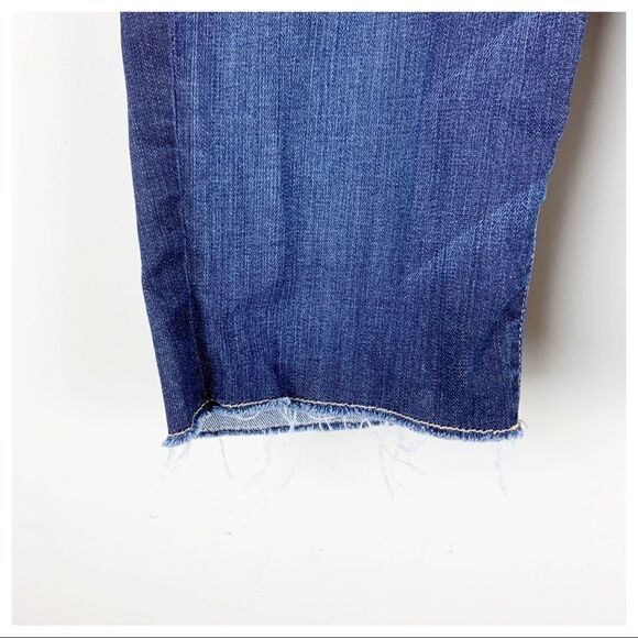 Paige Cutoff Stretch Denim Bermuda Jean Shorts Sz 26 - Picture 8 of 14